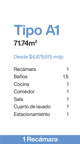 1 Recámara A1